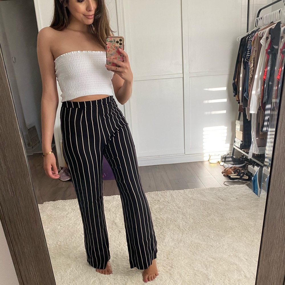 REFORMATION striped Pants